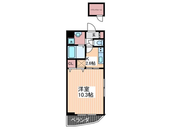 プロヴァンス十日市の物件間取画像